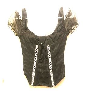 Corset style top